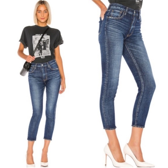 MOUSSY VINTAGE MV Jeans Cameron Skinny Ankle  Blue Size 25 - Picture 15 of 15